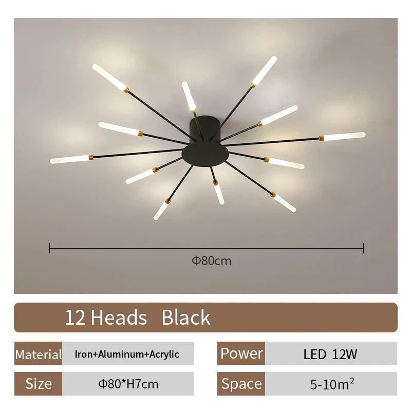 Living Room Light LED Ceiling Lamp Modern Indoor Lighting