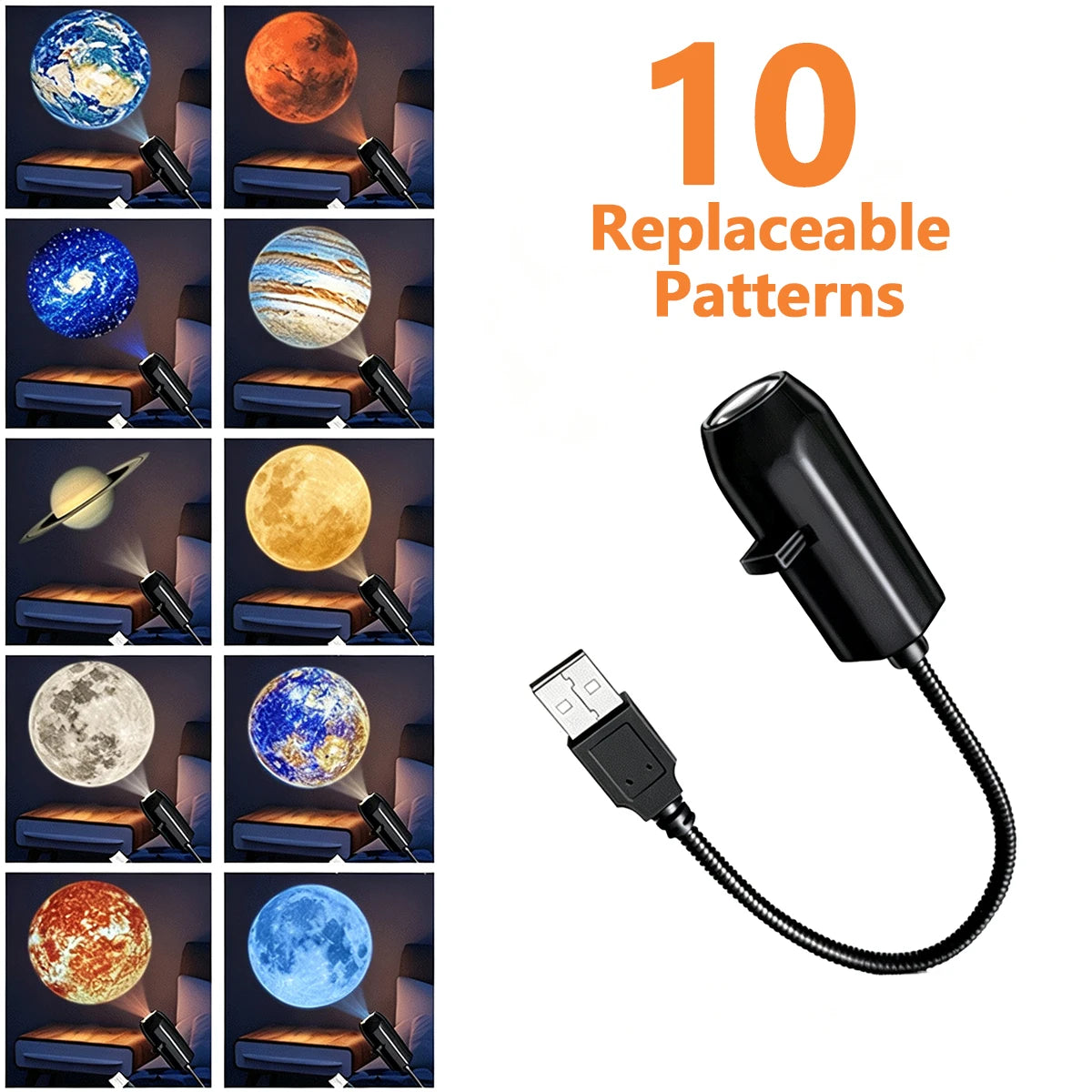 Ocean Animal Projector Light Whale Jellyfish Butterfly LED