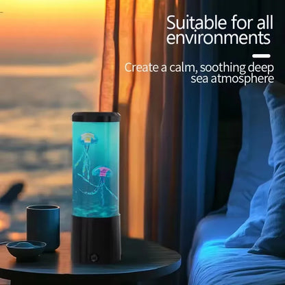 Jellyfish Lava Lamp Aquarium Ocean Night Lights