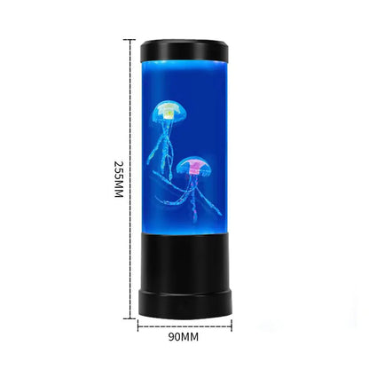 LED Jellyfish Aquarium Night Light, 7-Color Changing