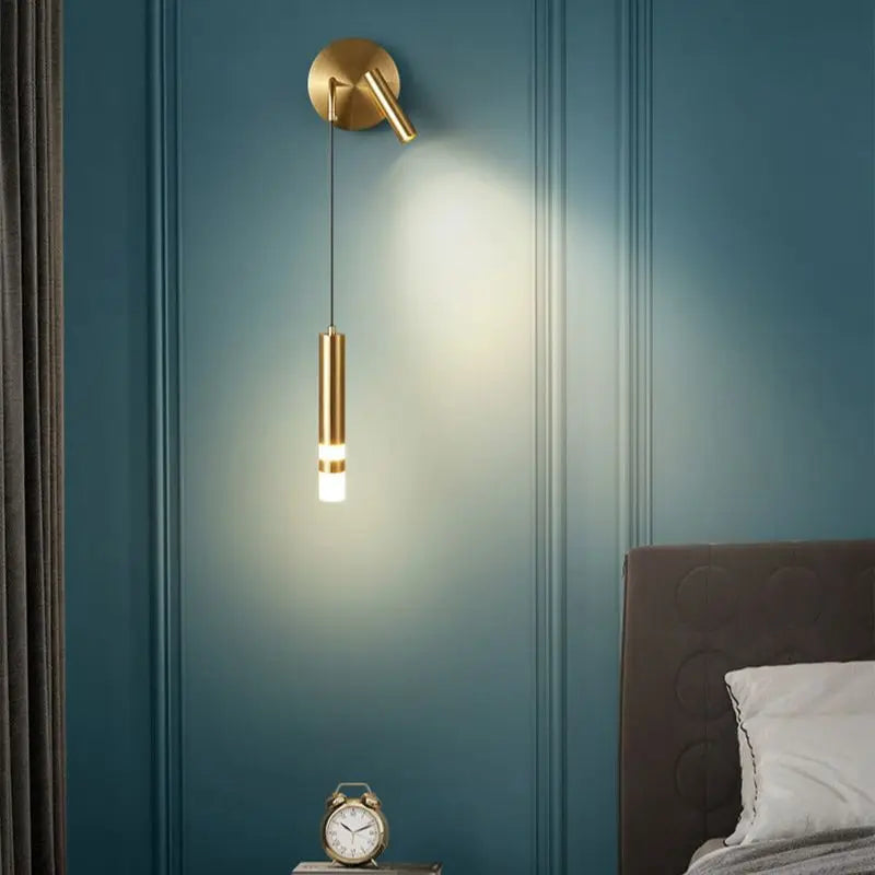 LED Wall Lamp Nordic Double Head Adjustable Wall Lights