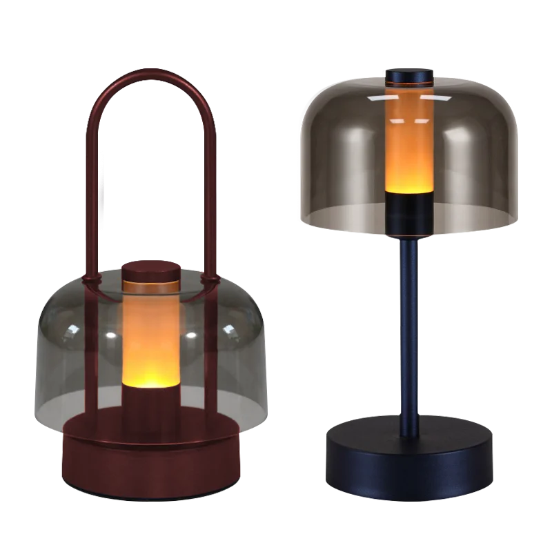 Modern Retro Nordic Desk Lamp Rechargeable Indoor Table Lamp