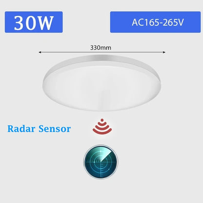 Radar LED Ceiling Lights LED PIR Motion Sensor Light