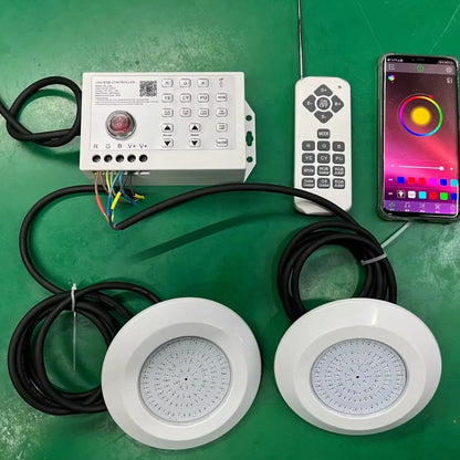 RGB LED Pool Light 12W Bluetooth APP Control Lamp