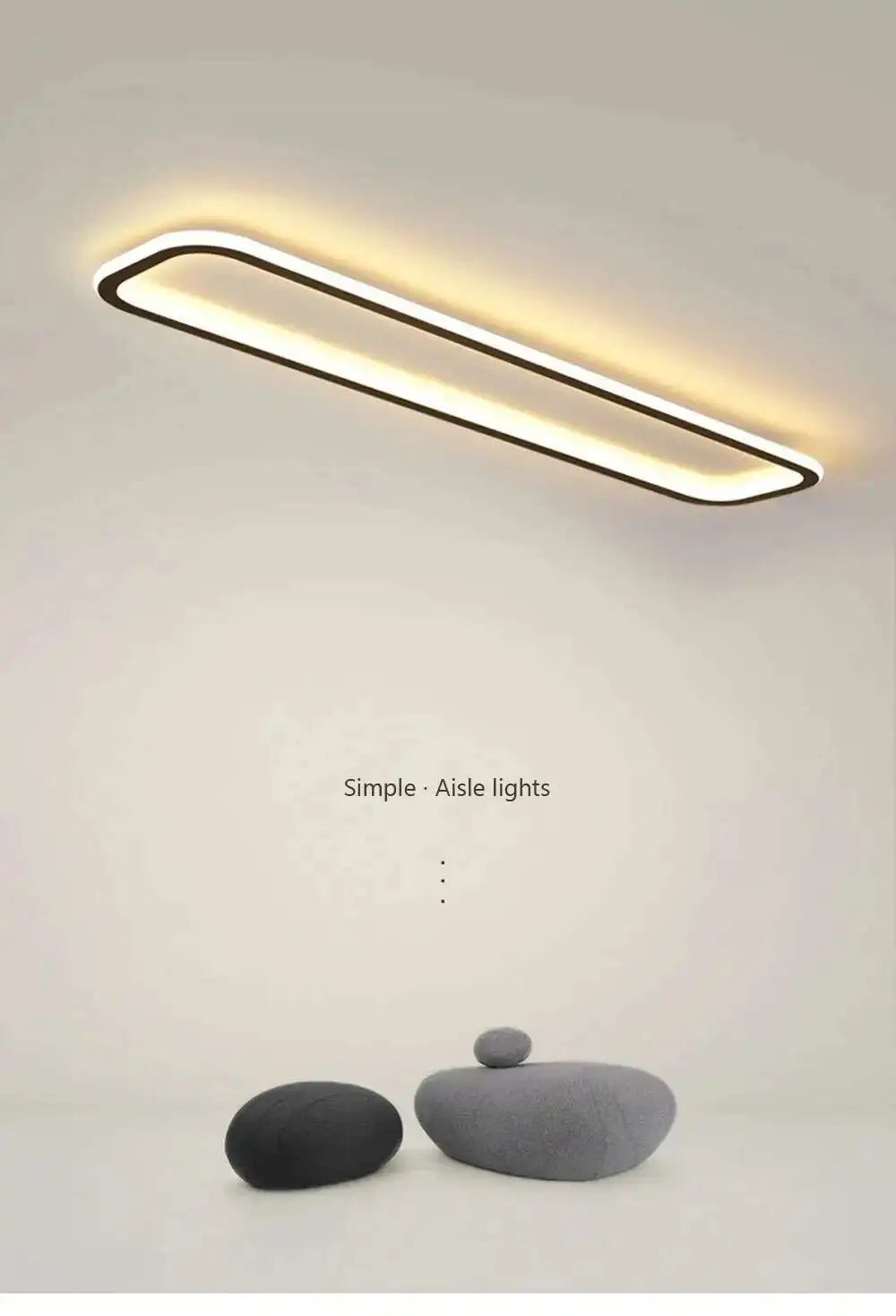 Long Strip LED Ceiling Lights Modern Simple Corridor Aisle