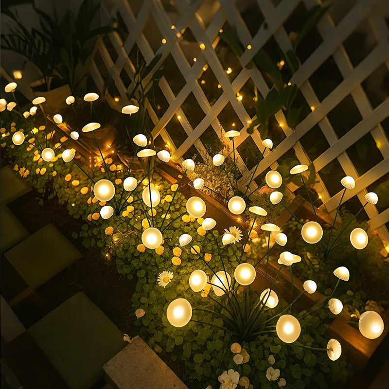 Solar Jellyfish Mushroom Lights for Yard and Lawn Decoration