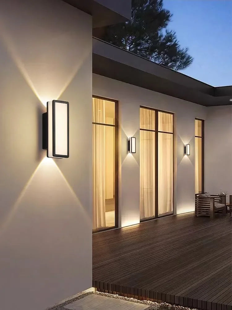 Aluminum Led Outdoor Wall Light Waterproof Porch Lights