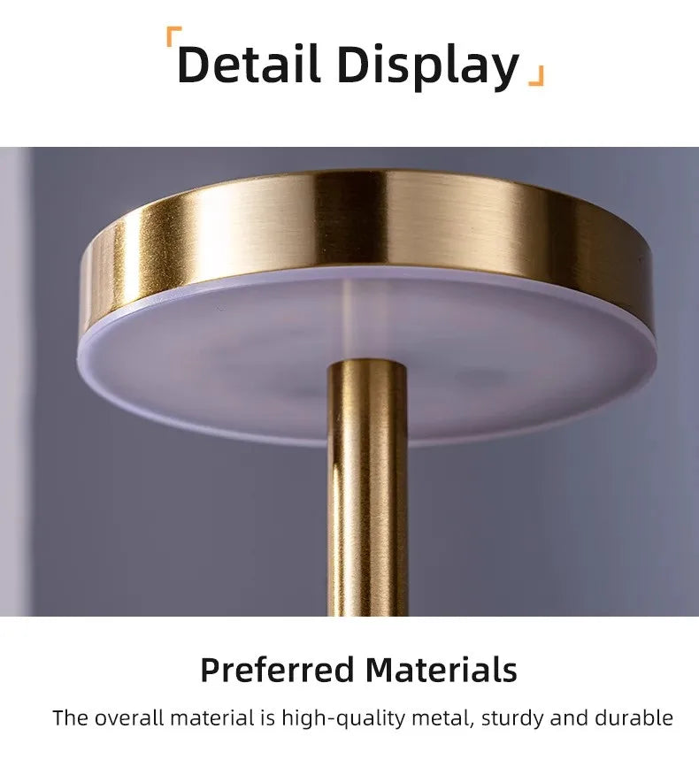 LED Classic Table Lamp USB Rechargeable Night Light