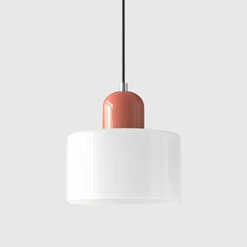 Nordic Modern Glass Bedroom Bedside Long Line Small Chandelier