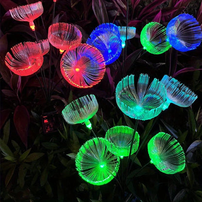 Solar Power 6LED Fiber Optic Jellyfish Ambient Mood