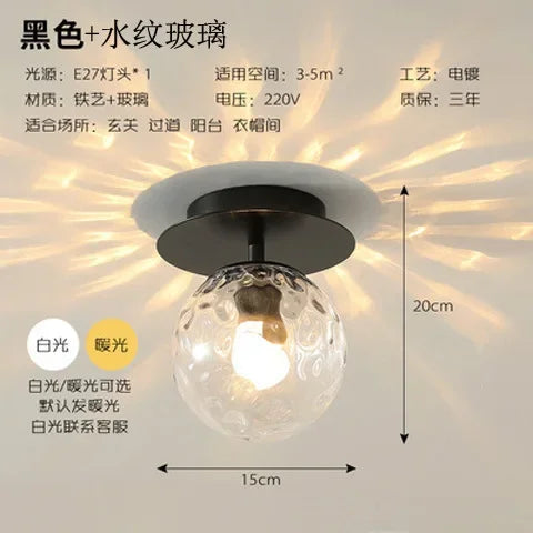 Round ball Glass Ceiling Lamps Modern Cheap