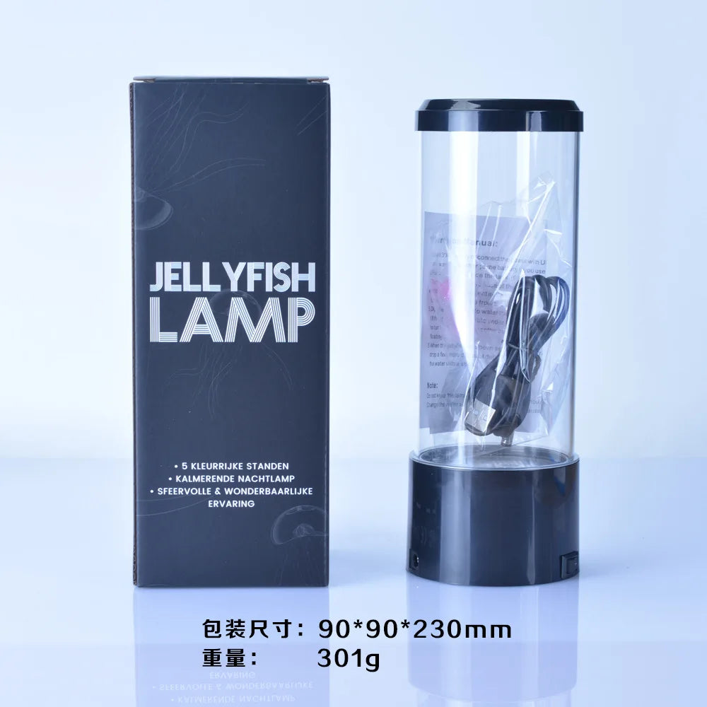 Jellyfish Night Light Fantasy Aquarium Lamps Bedroom Home Decoration