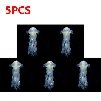 DIY Jellyfish Bedroom Light Lamp Hanging Ceiling Lanter