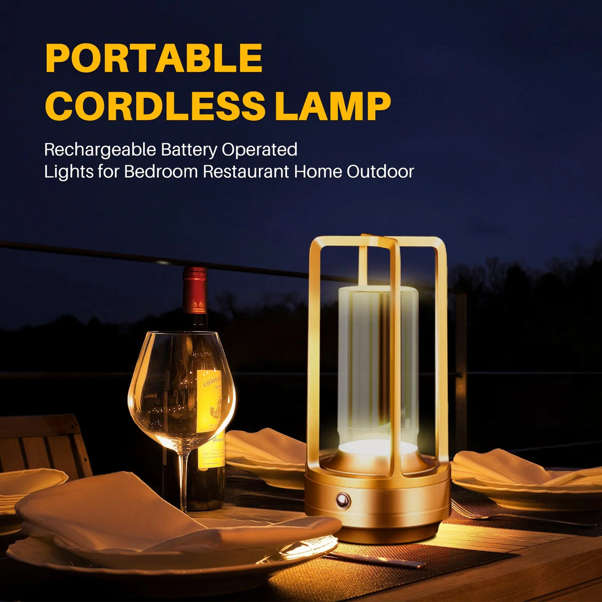 Nightlight Rechargeable Led Cordless Table Lamp