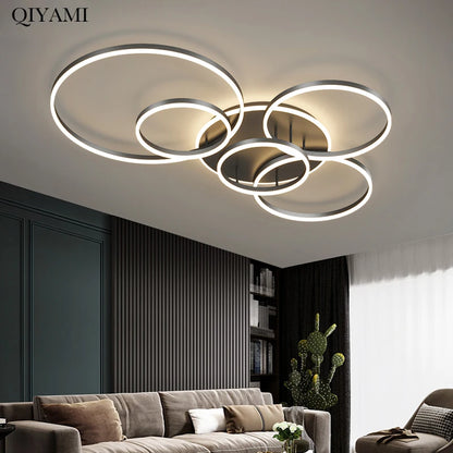 Modern Round Design Ceiling Lights  Circle Rings Lighting