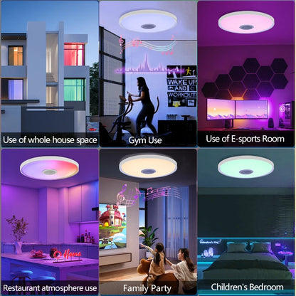 LED Smart Ceiling Lamps RGB APP Remote Control Home Lighting