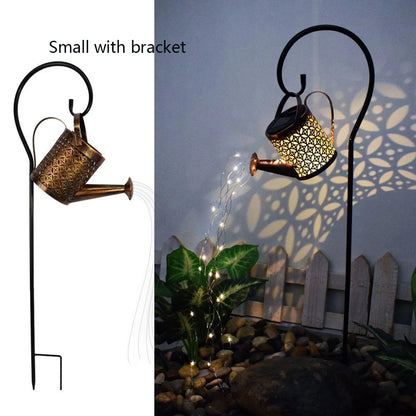 Solar Watering Can Light Outdoor Garden Decoration