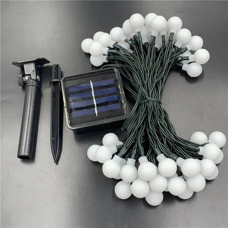 100LED Solar String Flowers Fairy Lights Outdoor Solar String Lights