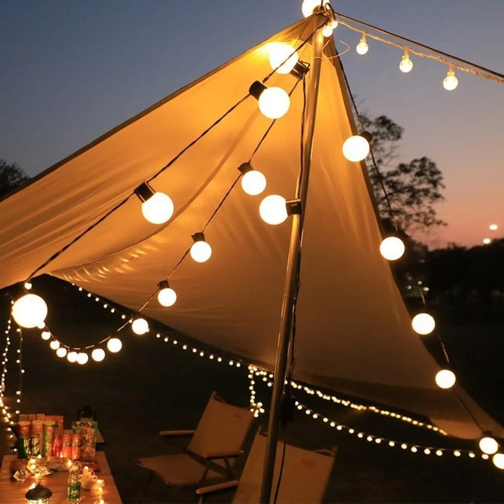 Solar Globe String Lights LED Outdoor Waterproof Fairy Lights