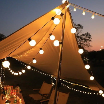 Solar Globe String Lights LED Outdoor Waterproof Fairy Lights