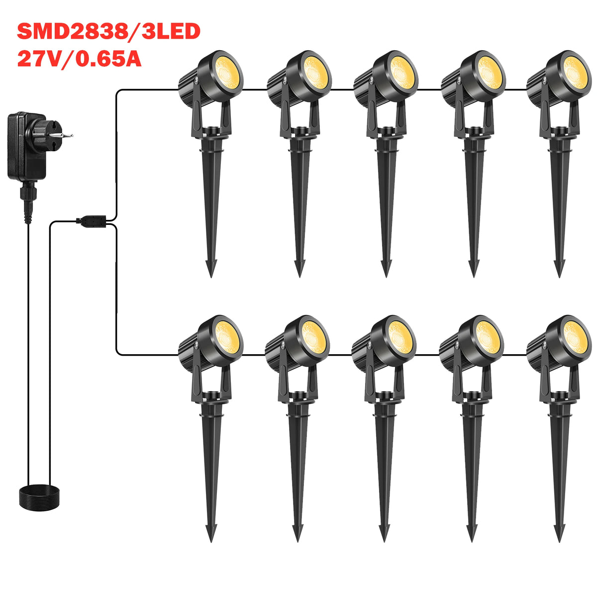 Lights Low Voltage Landscape Lighting 12V/27V Outdoor Lamp