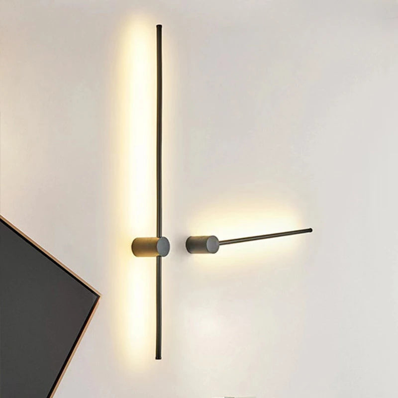 Nordic Art Design Minimalist Long Line Wall Lamps Modern