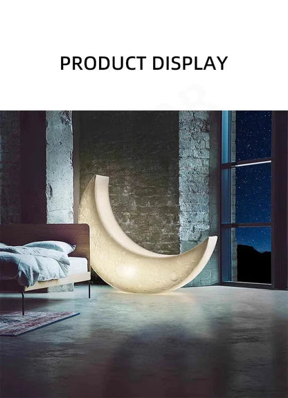 Moon Lamp Floor Lamp Lounge Chair Creative Romantic Design