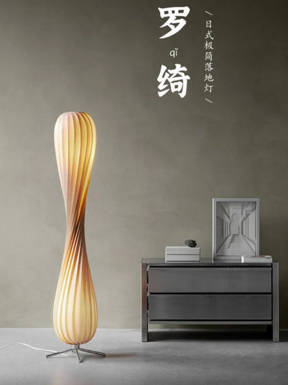 Living Room Floor Lamp Wooden Style Bedroom Headboard