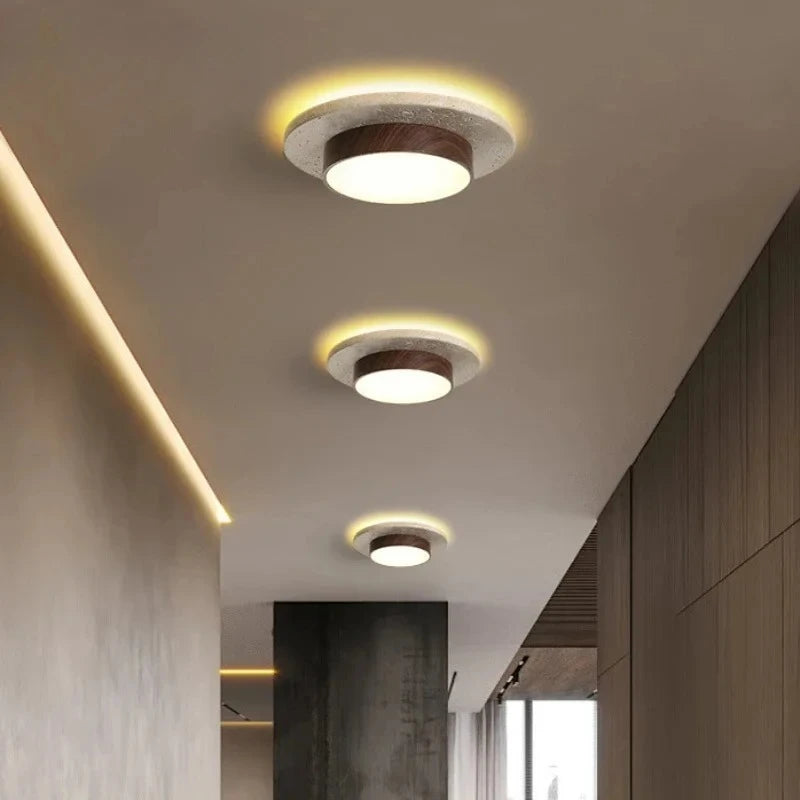 Stone Ceiling Lamp Round Ceiling Lights Indoor Lights