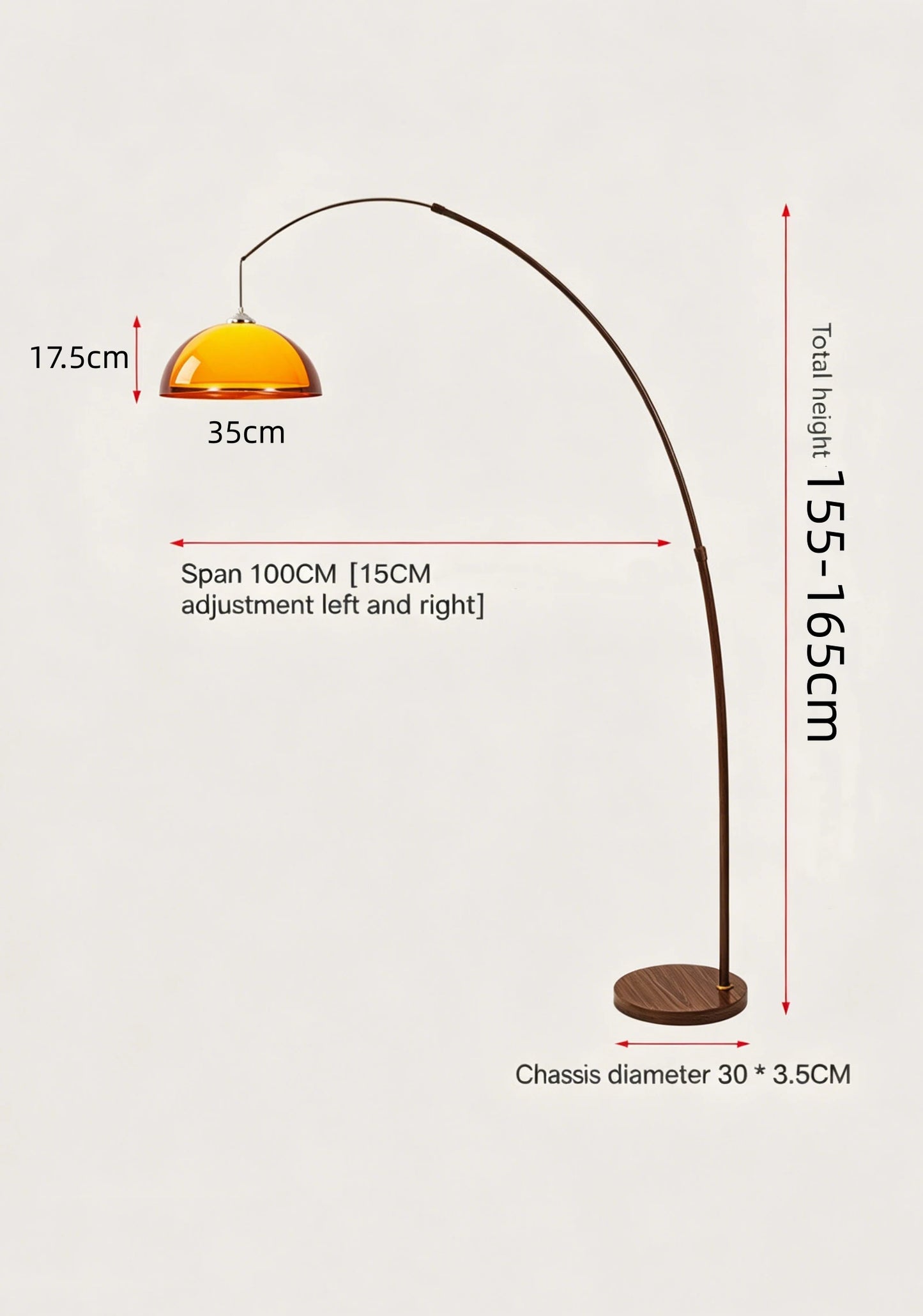 Acrylic Lampshade Floor Lamp Modern Minimalist Light