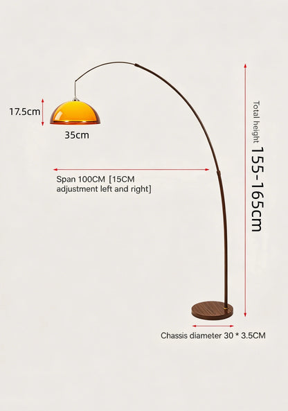 Acrylic Lampshade Floor Lamp Modern Minimalist Light