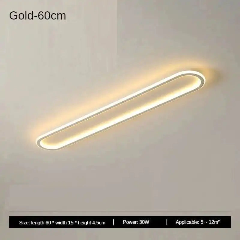 Long Strip LED Ceiling Lights Modern Simple Corridor Aisle