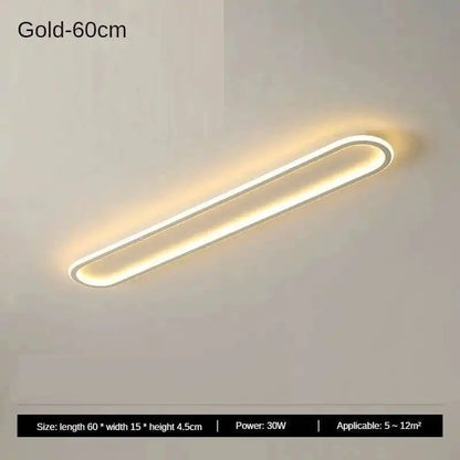 Long Strip LED Ceiling Lights Modern Simple Corridor Aisle
