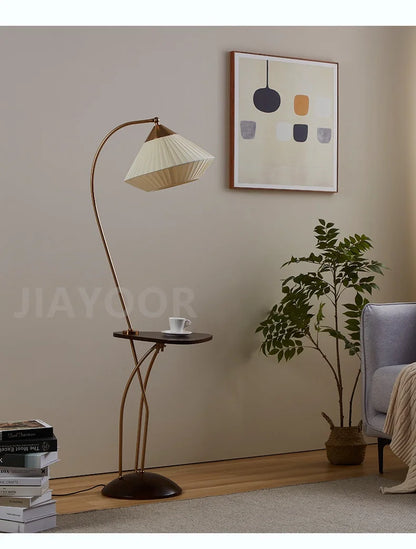 Japanese Retro Floor Lamp SofaSide Standing Lamp  Light