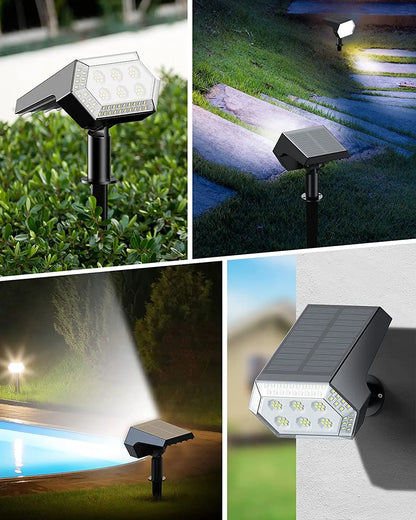 108 LED Outdoor Solar Lights Solar Spot Lights Landscape