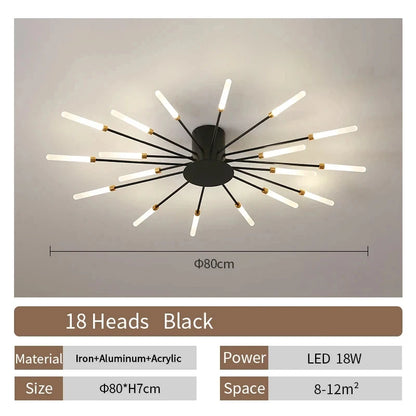 Living Room Light LED Ceiling Lamp Modern Indoor Lighting
