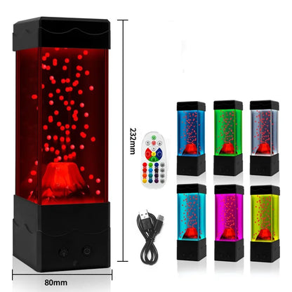 LED Lava Volcano Light Home Decoration Night Light