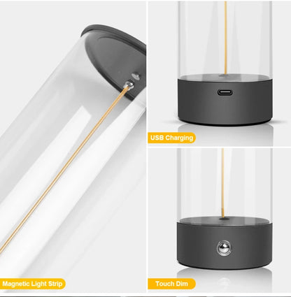 Rechargeable Cordless Portable LED Table Lamp Lighting
