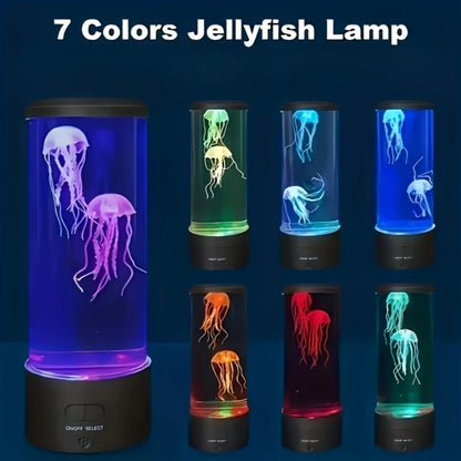 New Fantasy Desk Jellyfish Lamp 7 Color Changing  Lamp