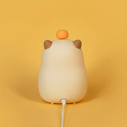 Capybara Alarm Clock with Night Lights Sleep Wake Up Clocks