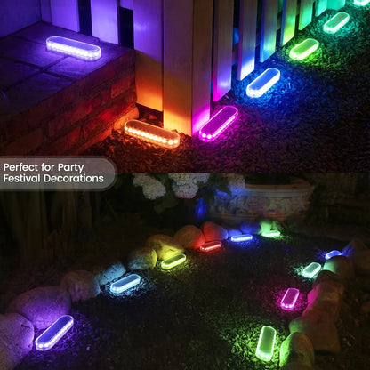 Solar Deck Lights IP68 Waterproof Outdoor Auto On/Off Lighting