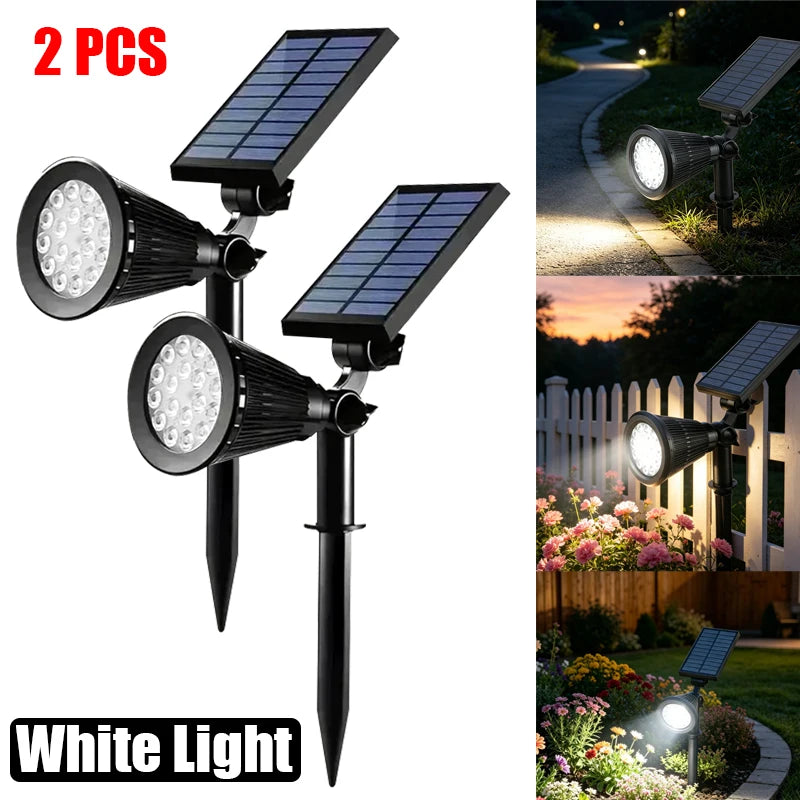 Solar Spot Light Outdoor Lawn Lamp Waterproof Spotlights