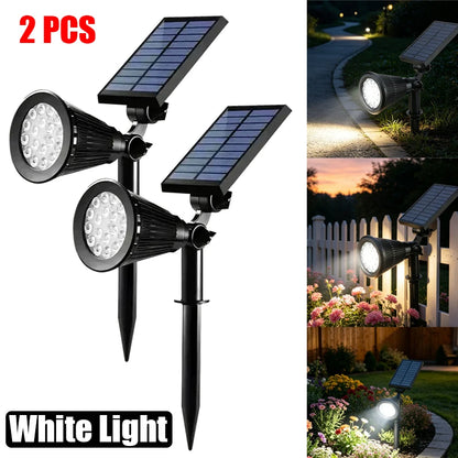 Solar Spot Light Outdoor Lawn Lamp Waterproof Spotlights