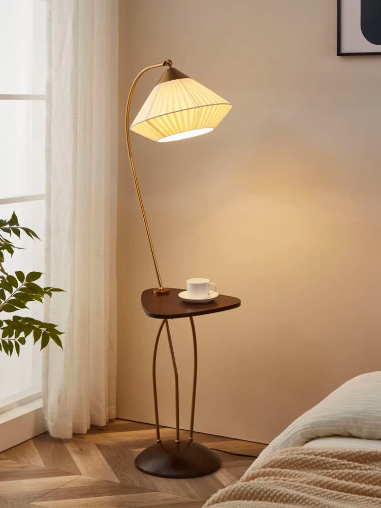 Japanese Retro Floor Lamp SofaSide Standing Lamp  Light