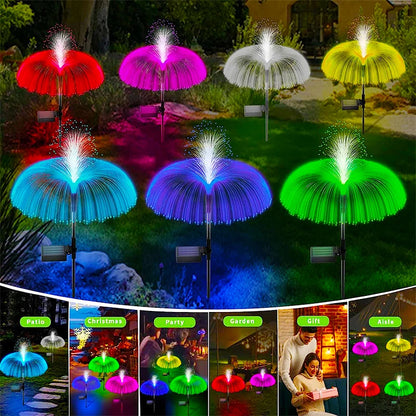 Solar LED Jellyfish Lights Outdoor Garden Decor Lawn Light