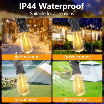 String Lights Outdoor Garland 24V EU US Led Patio Lights