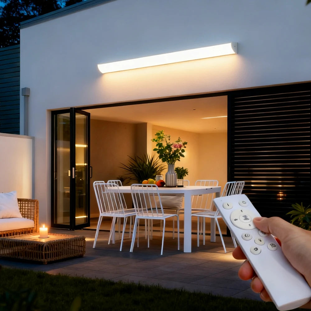 Outdoor Wall Lamp Minimalist Long Wall Light IP65 Lamp
