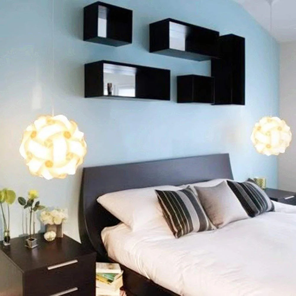 Modern Creative IQ DIY Puzzle Light Nordic Pendant Lamp