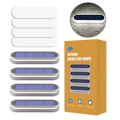 Solar Deck Lights IP68 Waterproof Outdoor Auto On/Off Lighting