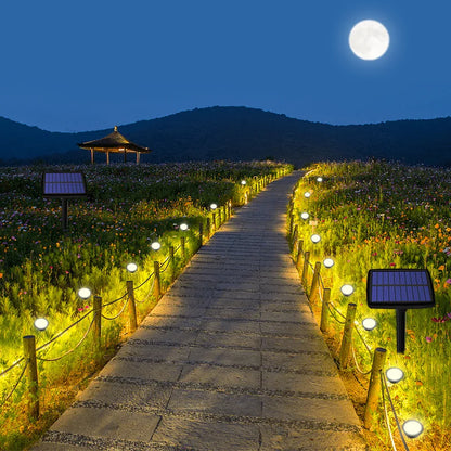 Outdoor Solar Lights Pathway Patio Lawn Ground Lamp